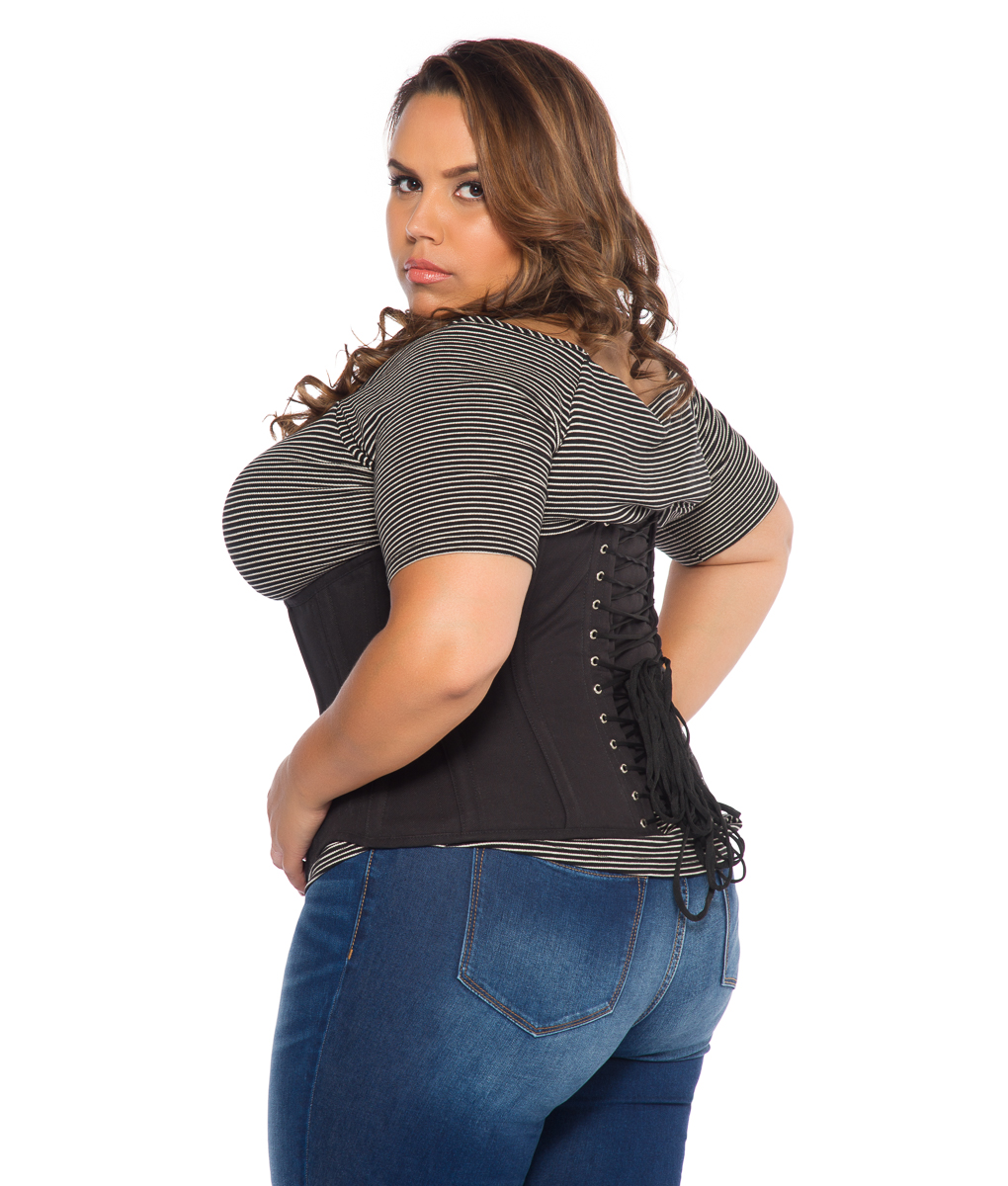 Buy Denim Corset | Underbust Denim Corsets For Women - Curvify Me