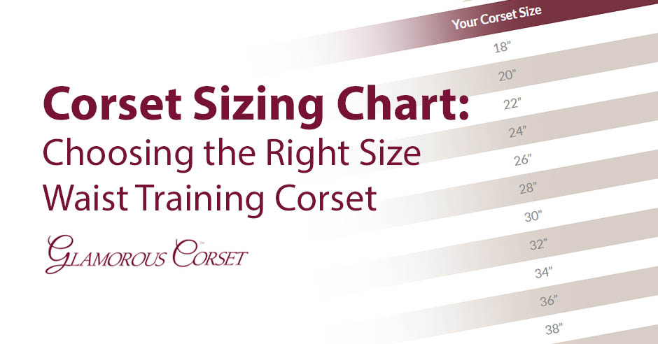 Corset Training Size Chart