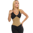 Kayla Beige Mesh Underbust Steel Boned Corset Glamorous Corset