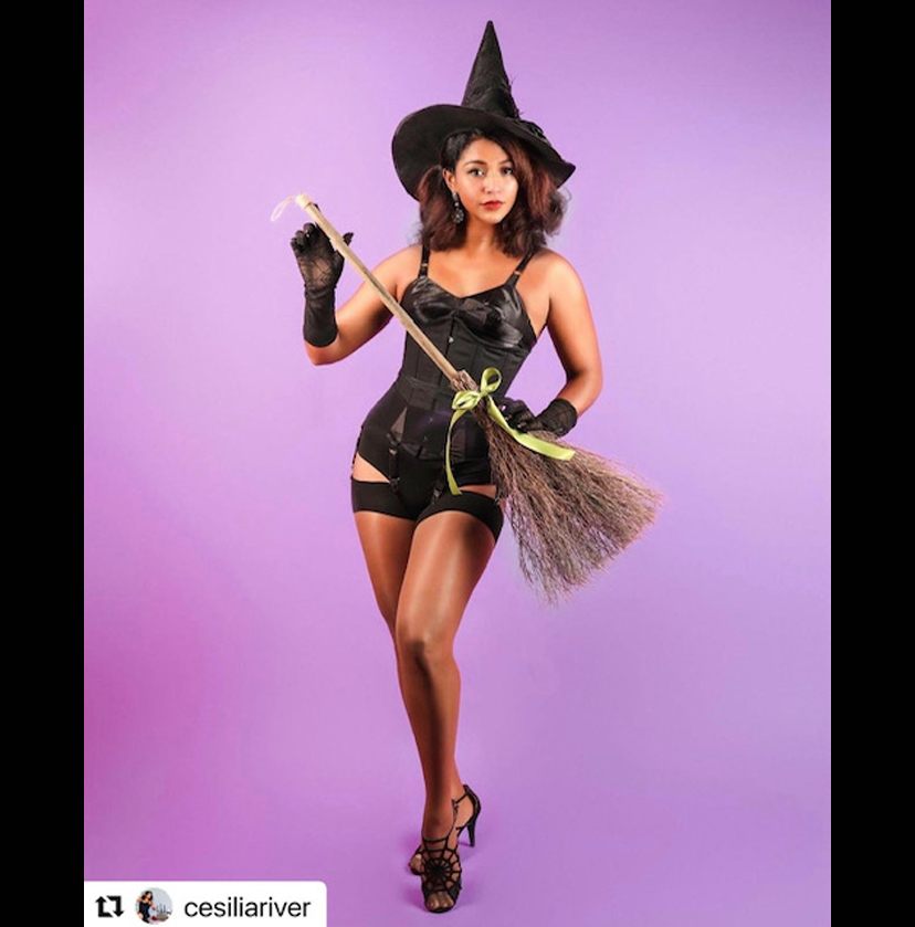 @cesiliariver Halloween Witch Costume Corset