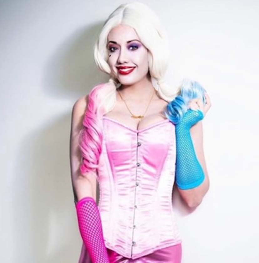 Harley Quinn costume corset